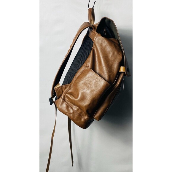 LXY Vegan Leather Laptop backpack, Vintage, USB charging port, Multiple pockets - Picture 4 of 9